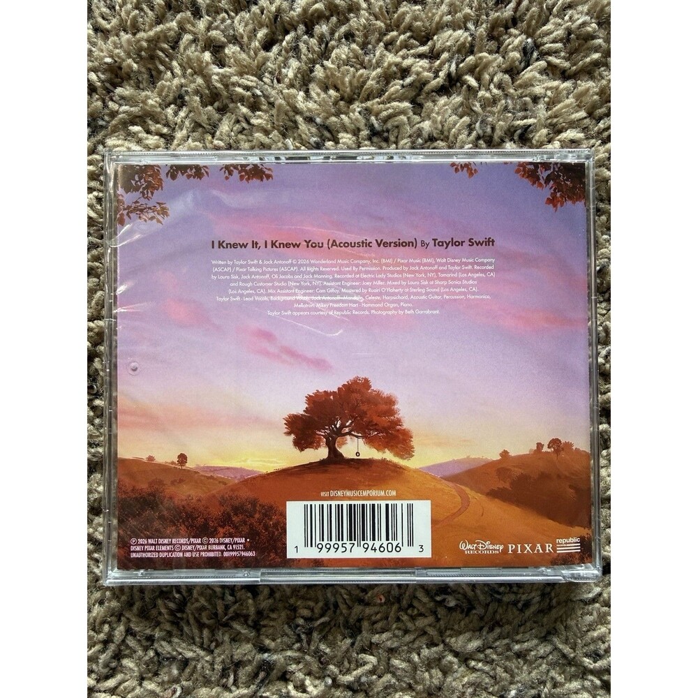 Taylor Swift “I KNEW IT, I KNEW YOU”  2 CD Set - Toy Story 5- Limited Edition - Picture 3 of 3